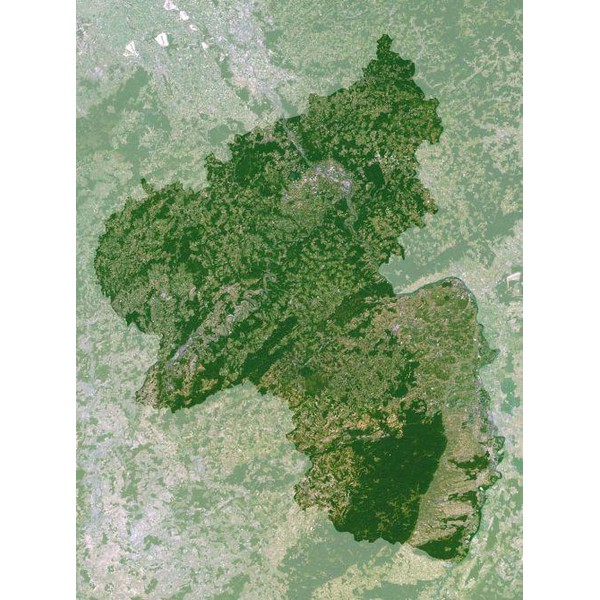 Planet Observer Mappa Regionale Renania - Palatinato