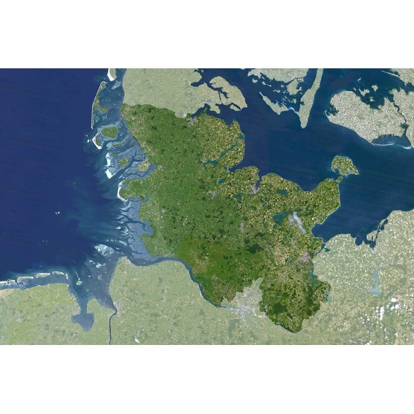Planet Observer Mappa Regionale Schleswig-Holstein