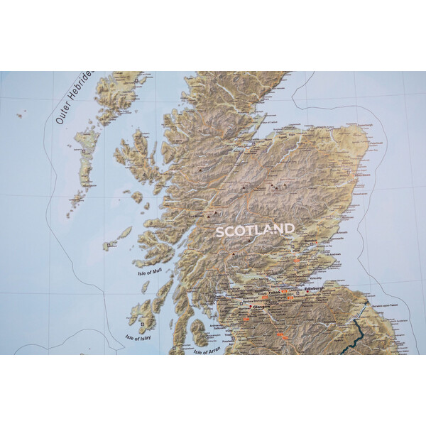 GeoMetro Mappa United Kingdom (100 x 140 cm)