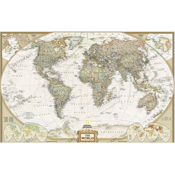 National Geographic Mappa del Mondo Executive (117x76cm)