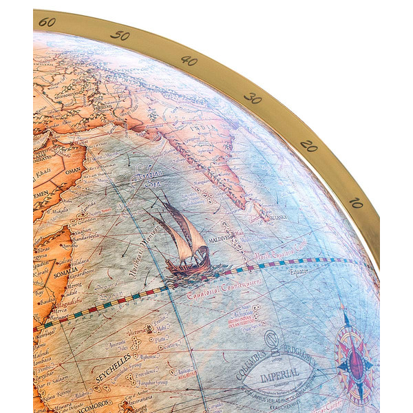 Columbus Globo da terra Imperial Vintage 100cm (English)