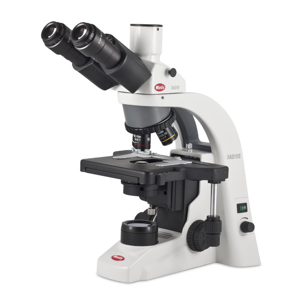 Motic Microscopio BA310E, Halogen, 40x -1000x, infinity, trino