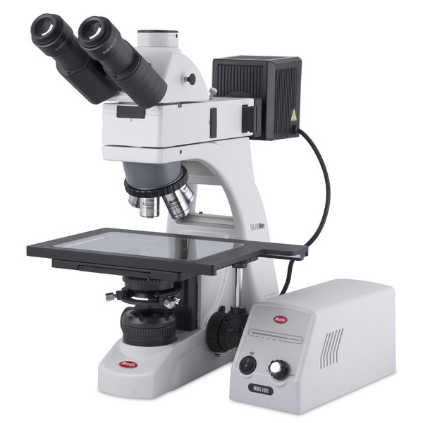Motic Microscopio BA310 MET-T, trinoculare (6"x4")