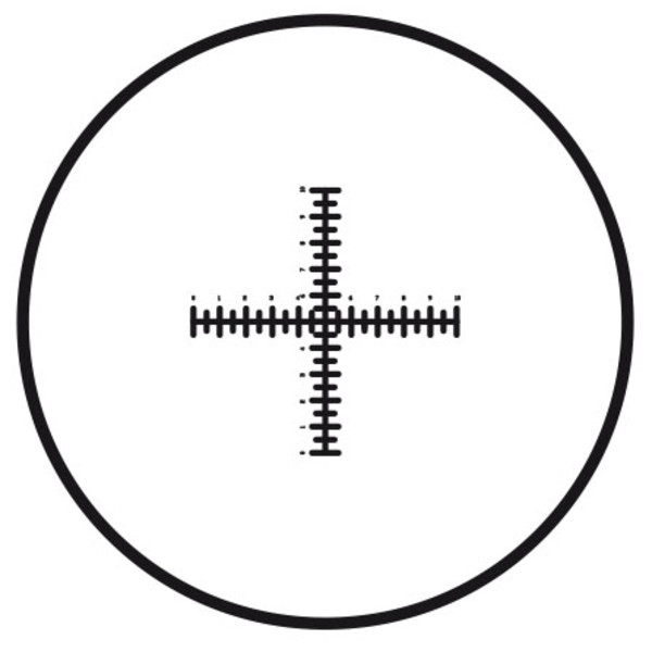 Motic Oculare micrometrico con crocicchio (100 divisioni in 10 mm) diametro 25 mm