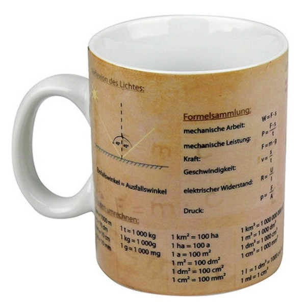 Könitz Tazza "Fisica" (in tedesco)