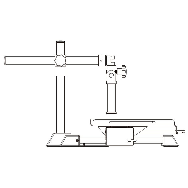 Motic Stativo sbalzani Tavolino posizionamento manuale grande, colonna Ø 32 mm