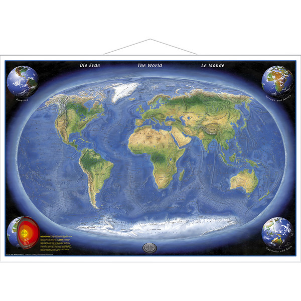 Stiefel Mappa del Mondo La Terra - panorama