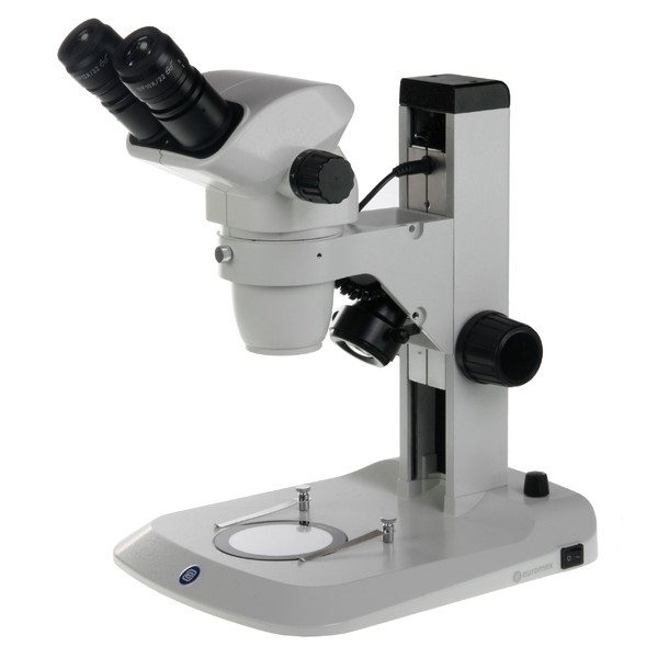 Euromex Microscopio Stereoscopico binoculare Zoom NexiusZoom NZ.1902-S, stativo metallico compatto, 6,7x-45x