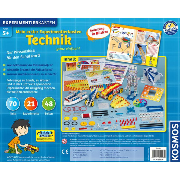 Kosmos Verlag Il mio primo kit esperimenti - La tecnologia diventa semplice (in tedesco)