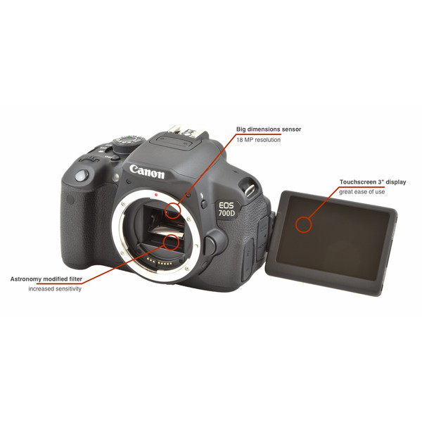 Canon Fotocamera DSLR EOS 700Da Full Range