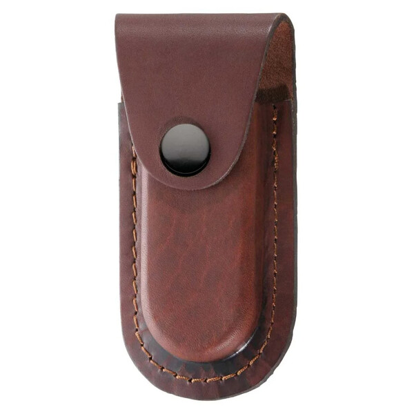 Herbertz Custodia per coltelli tascabili in pelle 2675120, marrone scuro, per 12 cm
