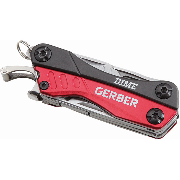 Gerber Mini-Multitool DIME grigio-rosso