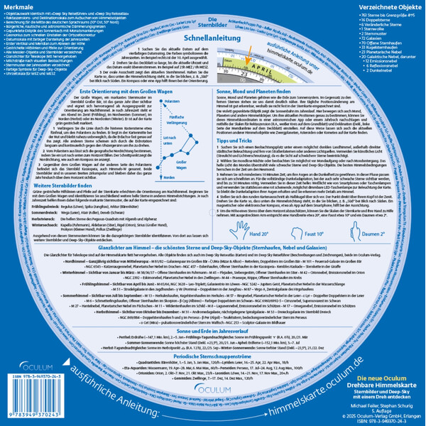 Oculum Verlag Carta del cielo girevole