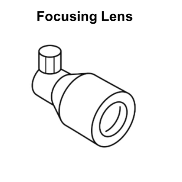 SCHOTT Lente focalizzatrice senza filtro per guida luce Ø 8 mm