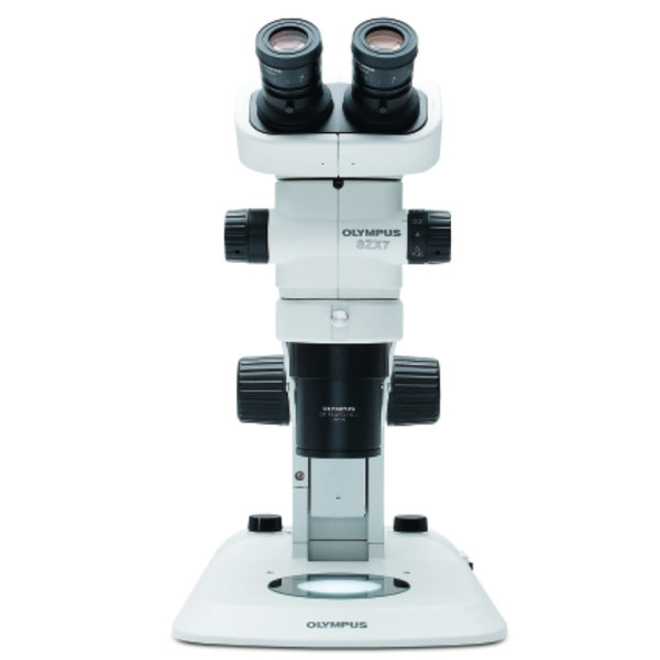 Evident Olympus Microscopio Olympus SZX7, bino, 0,8x-5,6x con anello e Luce trasmessa