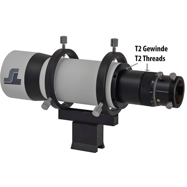 TS Optics Guidescope Telescopio guida e cercatore per con messa a fuoco micrometrica Deluxe 60 mm