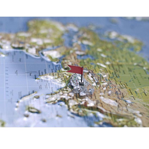 Stellanova Mappa del Mondo Planisfero magnetico 3D, M 1:73 Mio.
