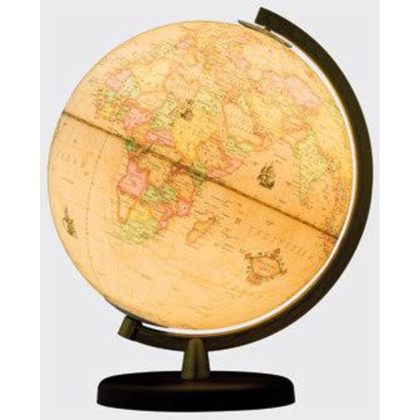 Terra by Columbus Globo Mappamondo luminoso rinascimentale 26cm