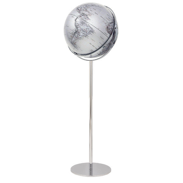 TROIKA Globo da terra Apollo 17 Silver 43cm