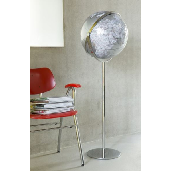TROIKA Globo da terra Apollo 17 Silver 43cm