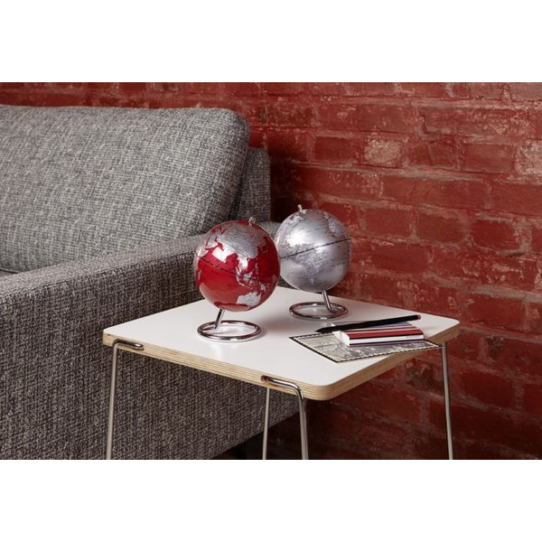 TROIKA Mini Globo Galilei Silver 13cm