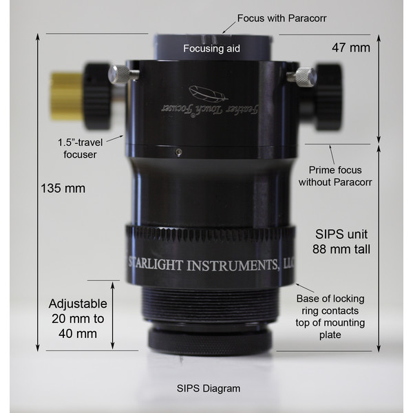 Starlight Instruments Focheggiatore Feather Touch FTF2015BCR LW con correzione di coma Paracorr System (SIPS)