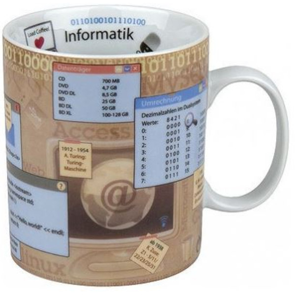 Könitz Tazza Mugs of Knowledge Computer Science