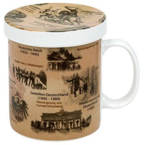 Könitz Tazza Wissensbecher für Teetrinker Deutsche Geschichte