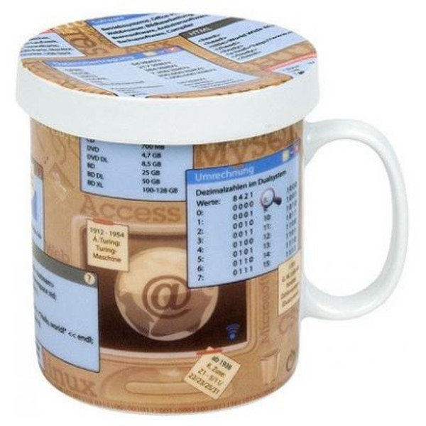 Könitz Tazza Wissensbecher für Teetrinker Informatik