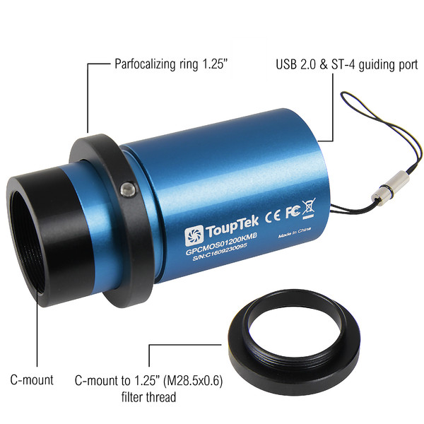 ToupTek Fotocamera GP-1200-KMB Mono Guider