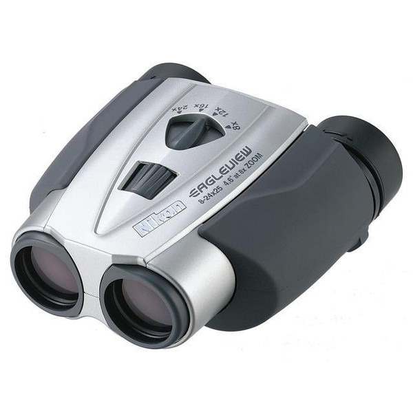 Nikon Zoom Binocoli Eagleview 8-24x25 CF, argento