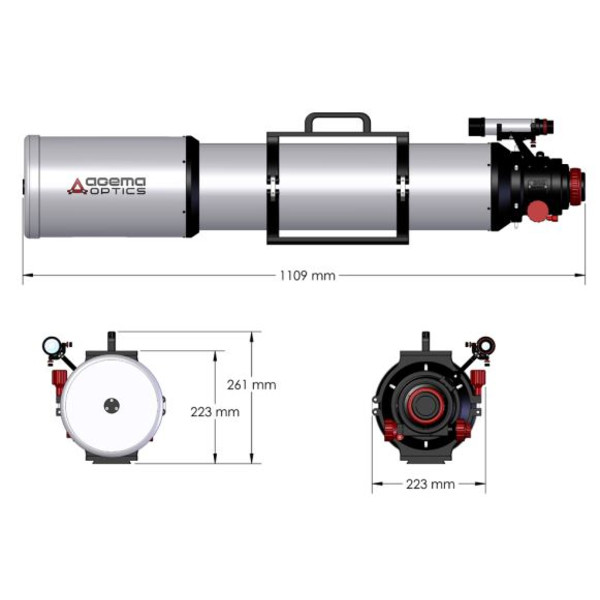 Agema Optics Rifrattore Apocromatico AP 150/1200 SD 150 F8 OTA