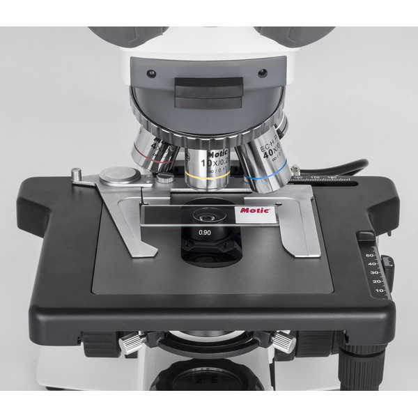 Motic Microscopio BA410 Elite, bino, Hal, 100W, 40x-1000x