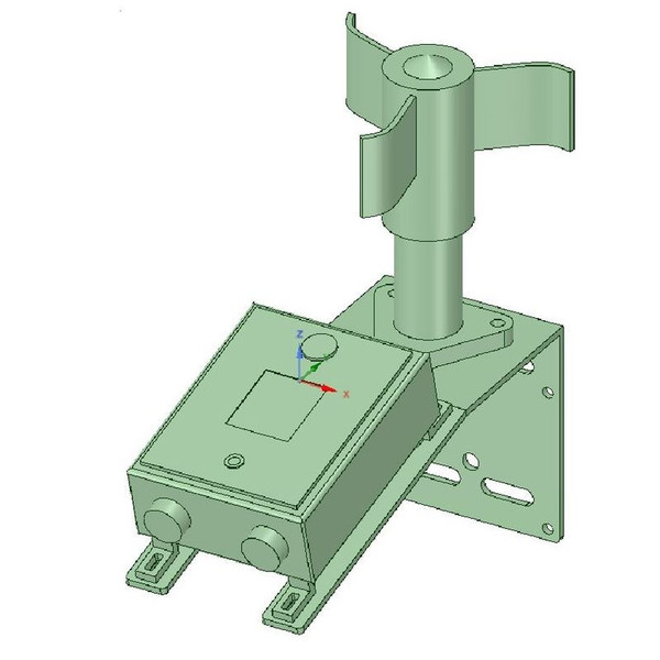 Lunatico Supporto per il montaggio di sensori meteo e anemometri