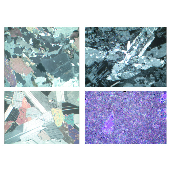 LIEDER Rocce e minerali, serie I base (10 prepararati)