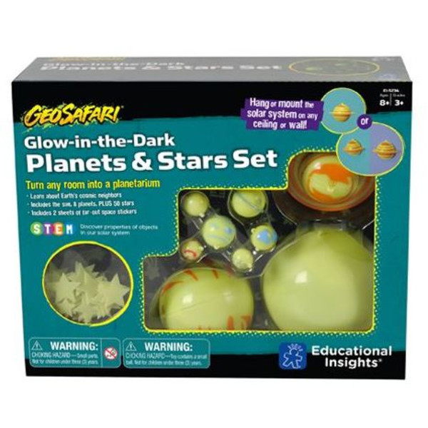 Learning Resources GeoSafari® Glow-in-the-Dark pianeti e stelle