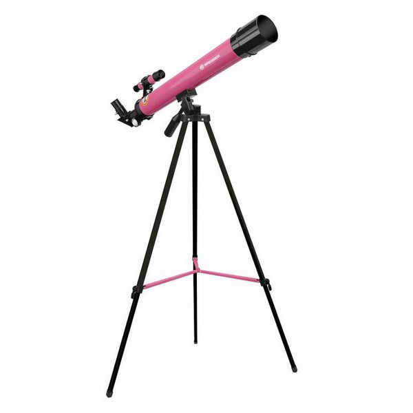 Bresser Junior Telescopio 50/600 AZ rosa