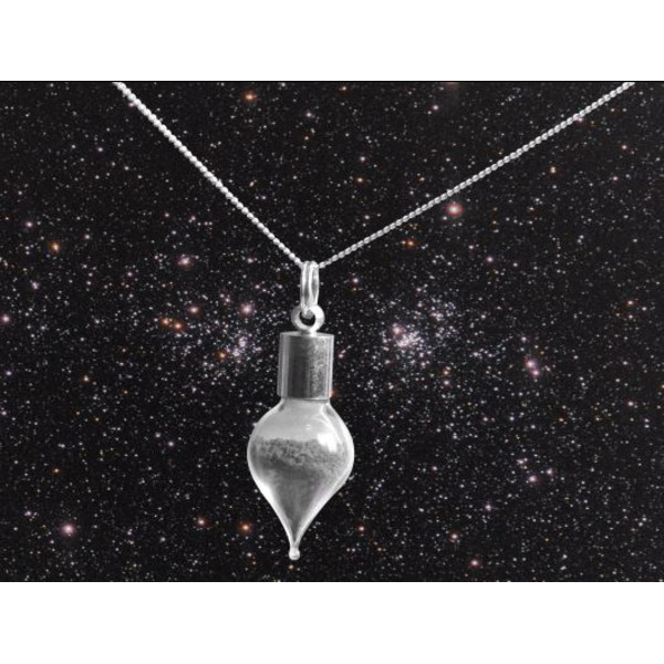 Jurassic Jewellery collana polvere di meteorite (a goccia)