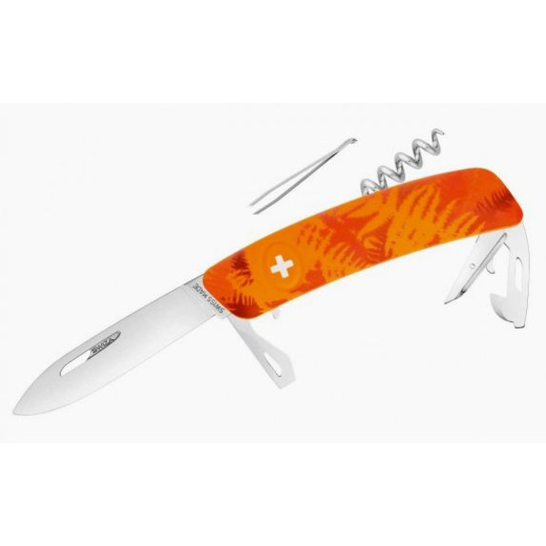 SWIZA Coltellino svizzero C03 FILIX Camo Farn Orange