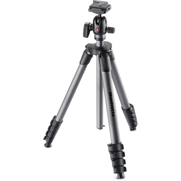 Manfrotto Treppiede Aluminio MKCOMPACTADVBH con testa a sfera