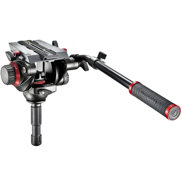 Manfrotto Treppiede Carbonio 504HD,535K con testa video e base livellante