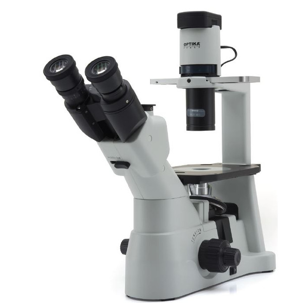 Optika Microscopio invertito Mikroskop IM-3, trino, invers, phase, IOS LWD W-PLAN, 100x-400x, EU