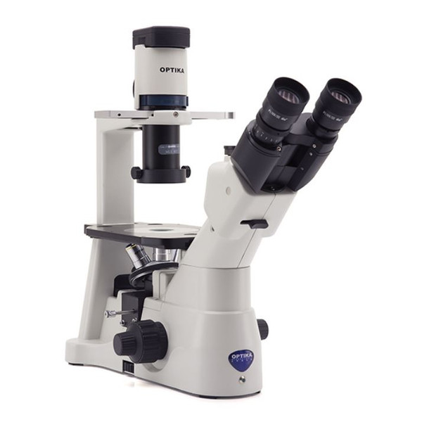 Optika Microscopio invertito IM-3LD, IOS, LED-FLUO, LWD, 400x, trino