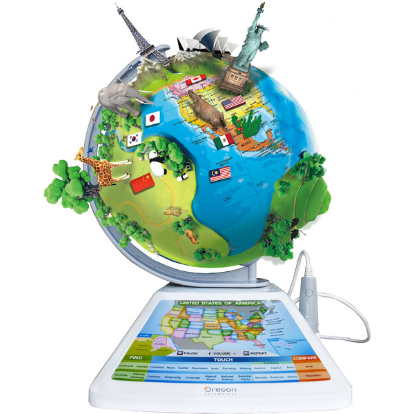 Oregon Scientific Globo per Bambini Smart Globe Adventure 2.0 Augmented Reality 23cm