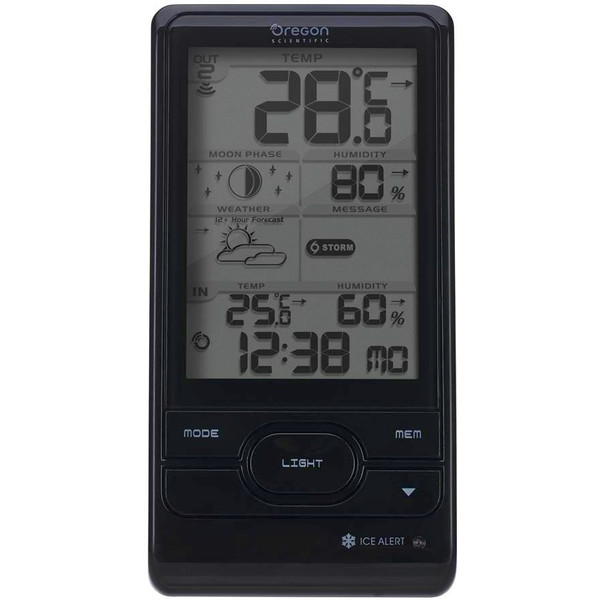Oregon Scientific Stazione meteo BAR 208HG, nero