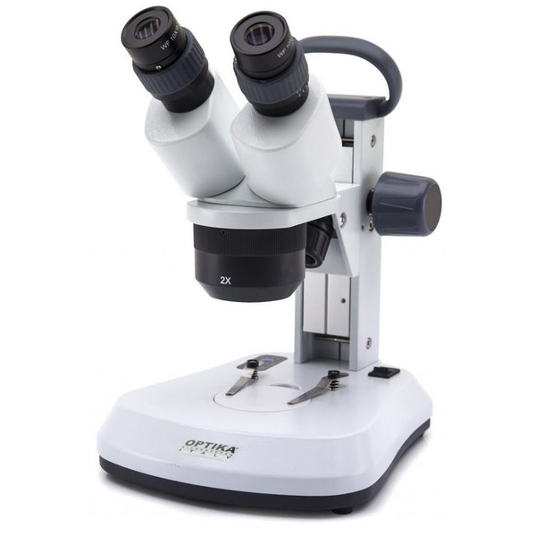 Optika Microscopio stereo SFX-91, bino, 10x, 20x, 40x, asta dentata, testa ruotabile