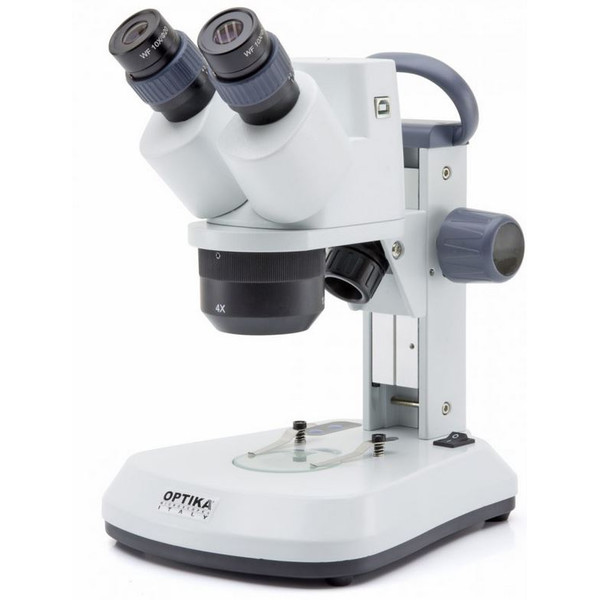 Optika Microscopio stereo SFX-91, bino, 10x, 20x, 40x, asta dentata, testa ruotabile