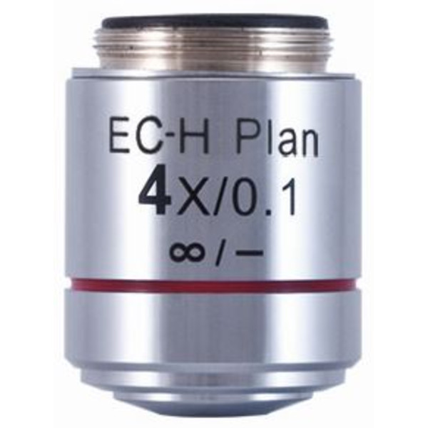 Motic Obiettivo EC-H PL, CCIS, plan, achro, 4x/0.1,  w.d. 15.9mm (BA-410 Elite)