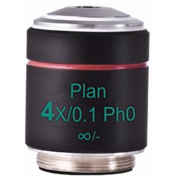 Motic Obiettivo PL Ph, CCIS, plan, achro phase 4x/0.10, w.d.12.6mm Ph0 (AE2000)