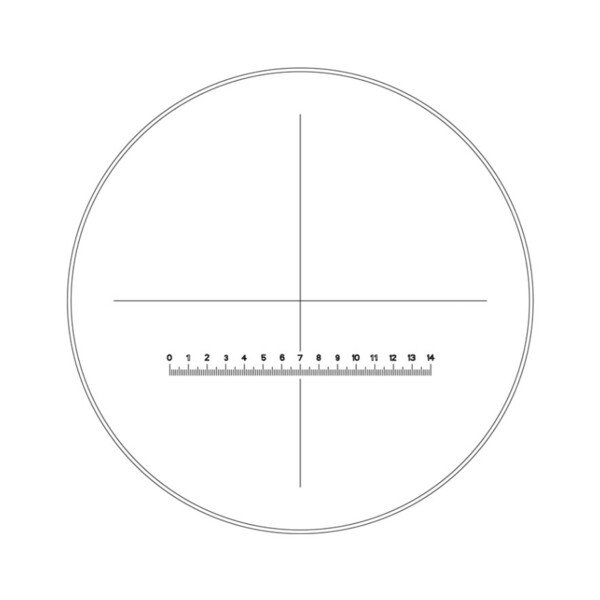 Motic oculare micrometrico WF10X/20 mm, 14 mm/140, mirino (SMZ-140)